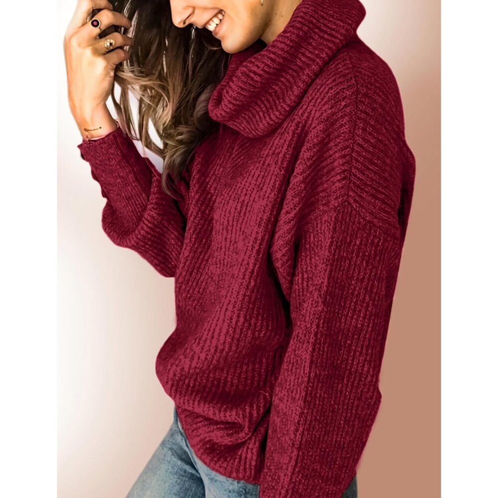 Chic Cropped Pullover With Button Cuffs - Women's… - image 2